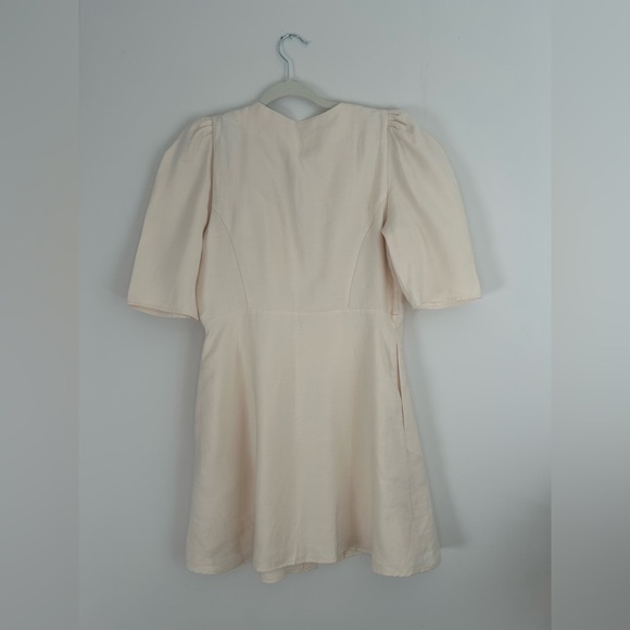 ba&sh Cream Buttoned Mini Dress - Picture 3 of 8